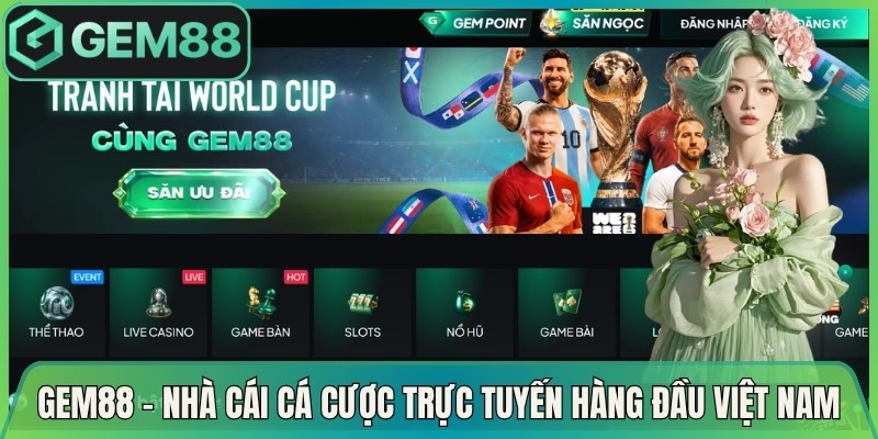 Gem88 - Nhà Cái Cá Cược Trực Tuyến Hàng Đầu Việt Nam 2026