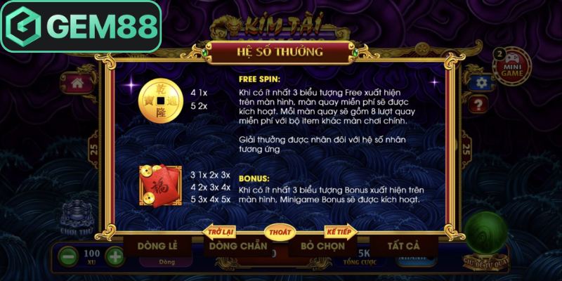 Kho Tàng Ngũ Long Gem88 - Tựa Game Nổ Hũ Thượng Lưu Số 1 3 Tối ưu hóa thời gian cùng tính năng tự động quay
